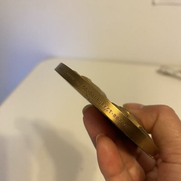 Charles R William J Mayo, 1985 Madellic ART Co. Of N.Y. Danbury CT Bronze - Picture 5 of 7